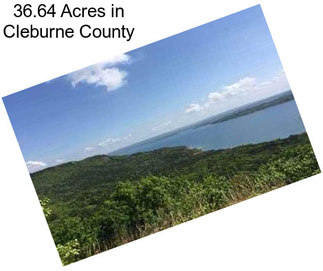 36.64 Acres in Cleburne County