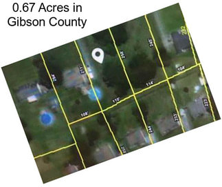 0.67 Acres in Gibson County