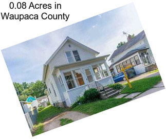 0.08 Acres in Waupaca County