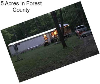 5 Acres in Forest County