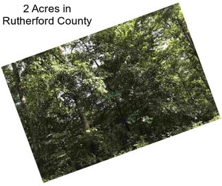 2 Acres in Rutherford County