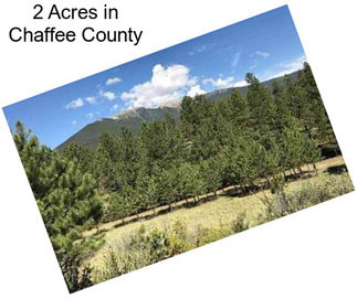 2 Acres in Chaffee County