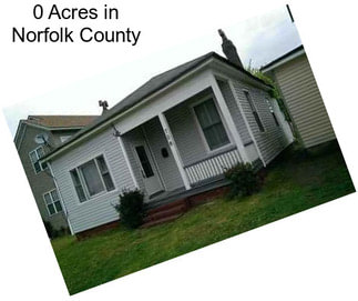 0 Acres in Norfolk County