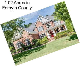 1.02 Acres in Forsyth County