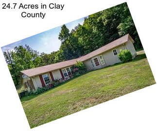 24.7 Acres in Clay County