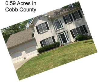 0.59 Acres in Cobb County