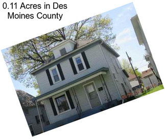 0.11 Acres in Des Moines County