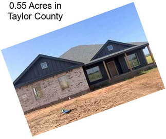 0.55 Acres in Taylor County