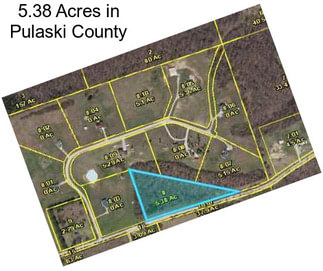 5.38 Acres in Pulaski County