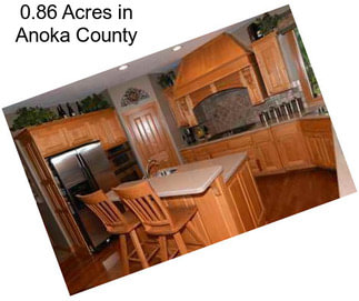 0.86 Acres in Anoka County