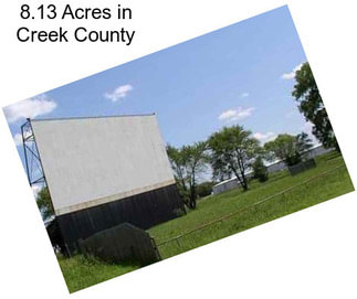 8.13 Acres in Creek County