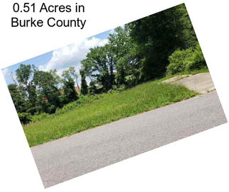 0.51 Acres in Burke County