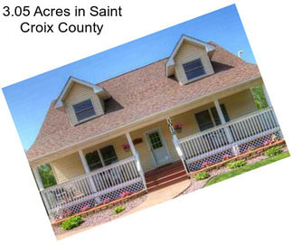 3.05 Acres in Saint Croix County