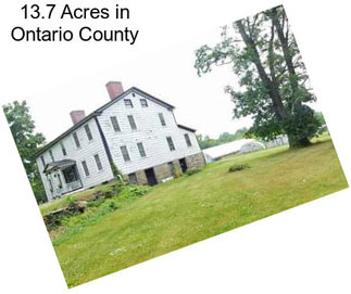 13.7 Acres in Ontario County