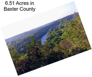 6.51 Acres in Baxter County