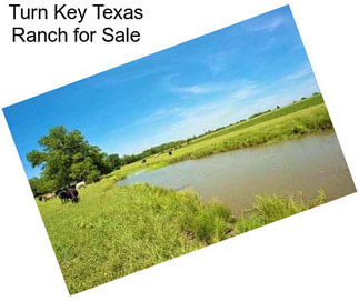 Turn Key Texas Ranch for Sale