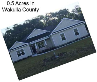 0.5 Acres in Wakulla County