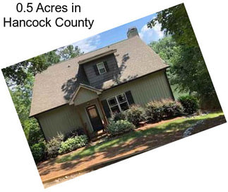 0.5 Acres in Hancock County