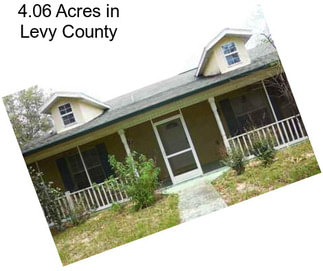 4.06 Acres in Levy County