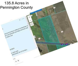 135.8 Acres in Pennington County