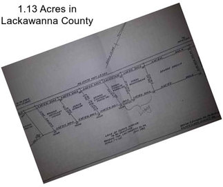 1.13 Acres in Lackawanna County