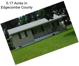 0.17 Acres in Edgecombe County