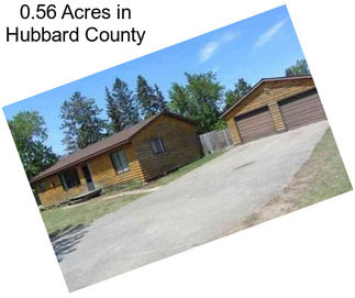 0.56 Acres in Hubbard County