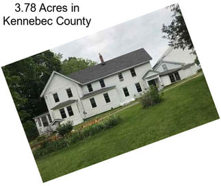 3.78 Acres in Kennebec County