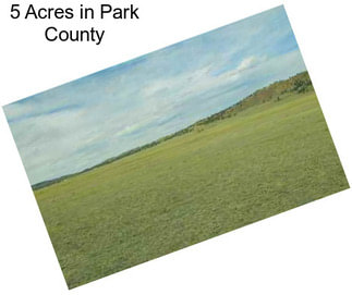 5 Acres in Park County