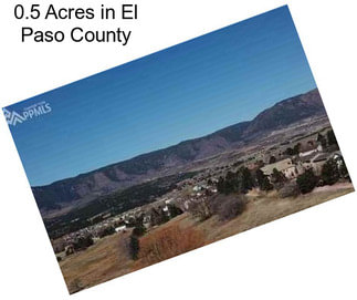 0.5 Acres in El Paso County