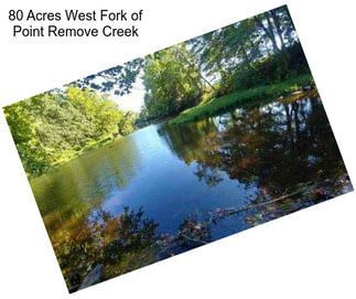80 Acres West Fork of Point Remove Creek