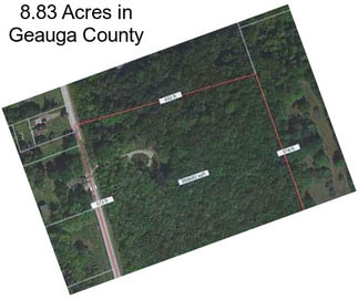 8.83 Acres in Geauga County