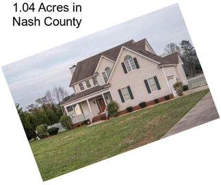 1.04 Acres in Nash County