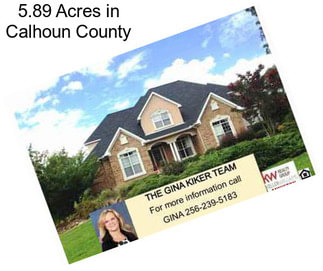 5.89 Acres in Calhoun County