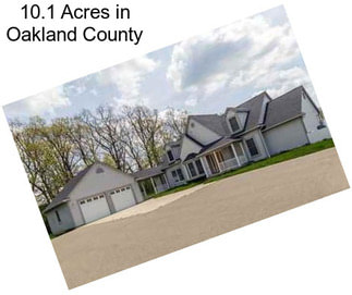 10.1 Acres in Oakland County