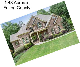 1.43 Acres in Fulton County