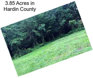 3.85 Acres in Hardin County