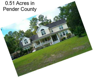 0.51 Acres in Pender County