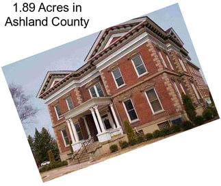 1.89 Acres in Ashland County