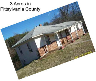 3 Acres in Pittsylvania County