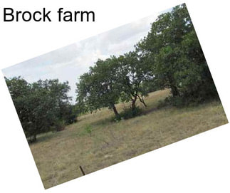 Brock farm