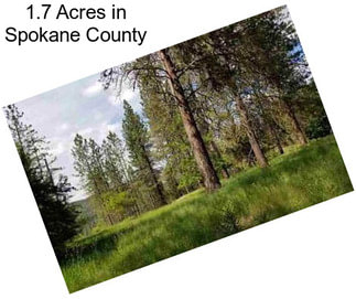 1.7 Acres in Spokane County