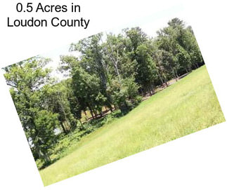 0.5 Acres in Loudon County