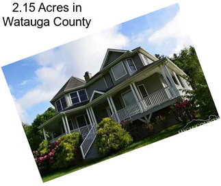 2.15 Acres in Watauga County