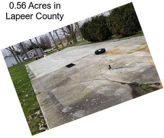 0.56 Acres in Lapeer County