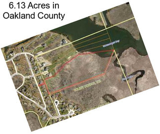 6.13 Acres in Oakland County