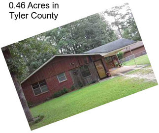0.46 Acres in Tyler County