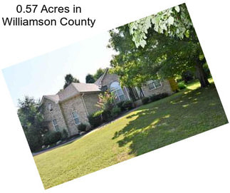 0.57 Acres in Williamson County