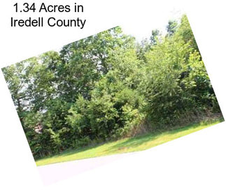 1.34 Acres in Iredell County