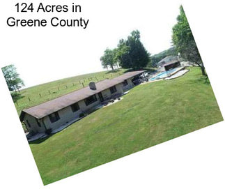 124 Acres in Greene County
